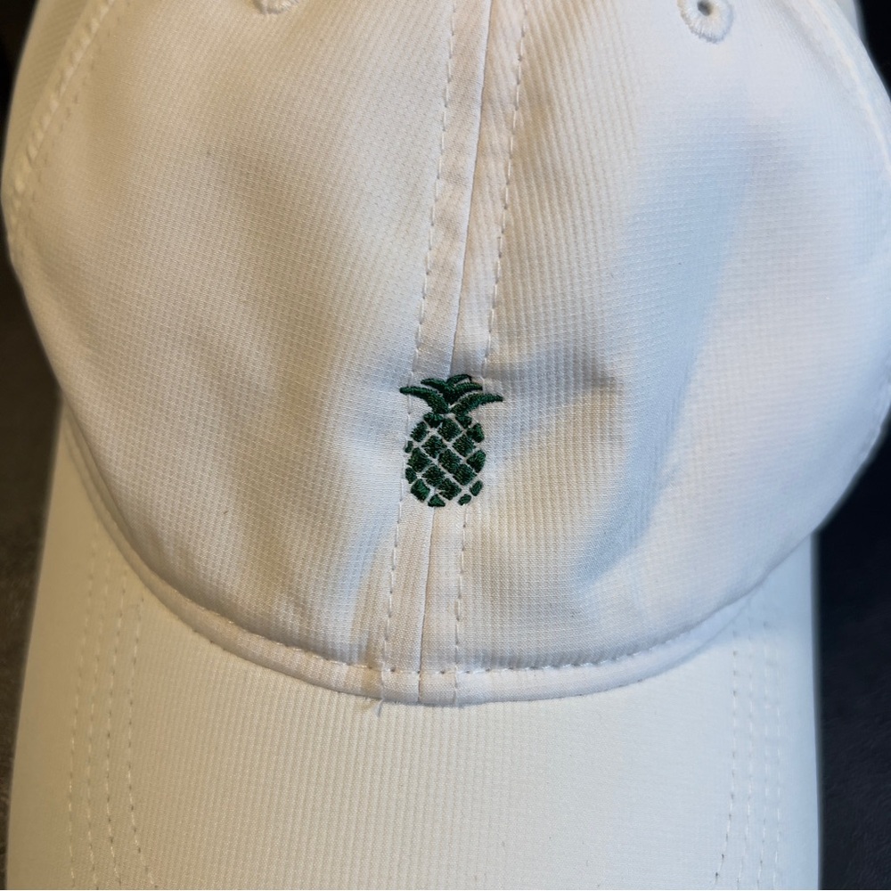 Nike Legacy91 Dri-FIT Golf Hat L White Adjustable Strapback Pineapple Embroidery